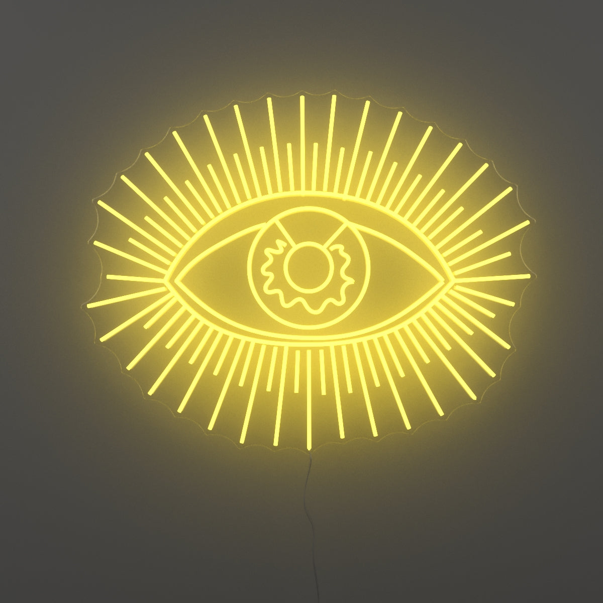 Golden Eye by Jonathan Adler, signe en néon LED
